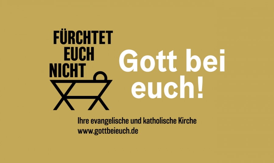 Weihnachtsansprache 2020 von Kirchenpräsident Volker Jung und Ulrike Scherf